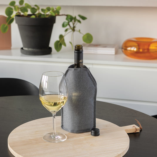Vino AWARE™ RPET wine cooler sleeve - Custom Wood Designs