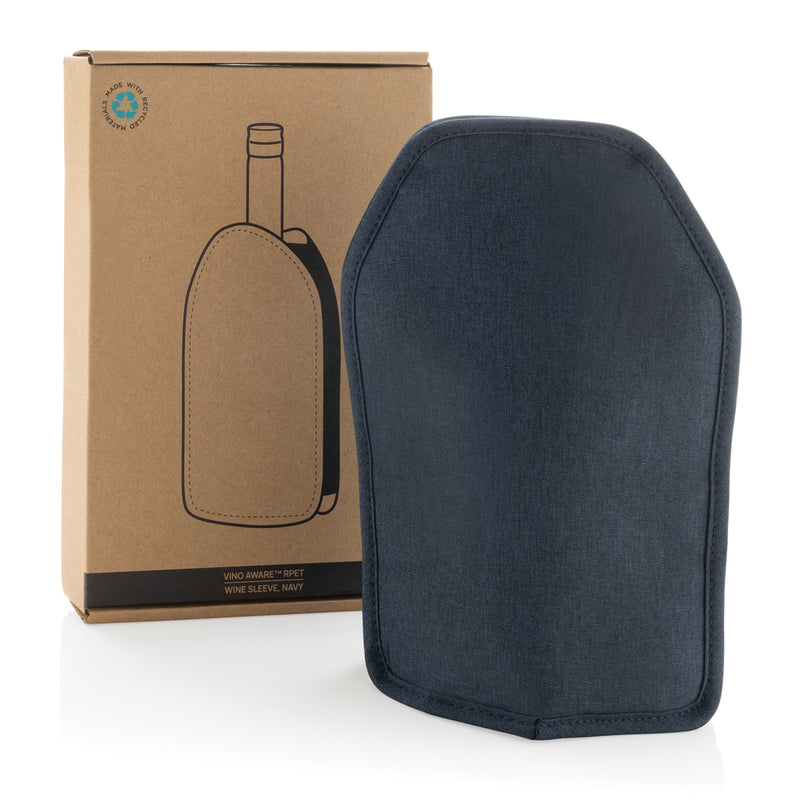Load image into Gallery viewer, Vino AWARE™ RPET wine cooler sleeve - Custom Wood Designs
