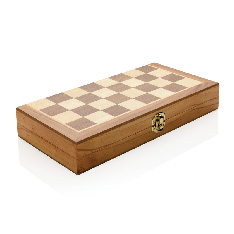 Load image into Gallery viewer, Luxury wooden foldable chess set - Custom Wood Designs
