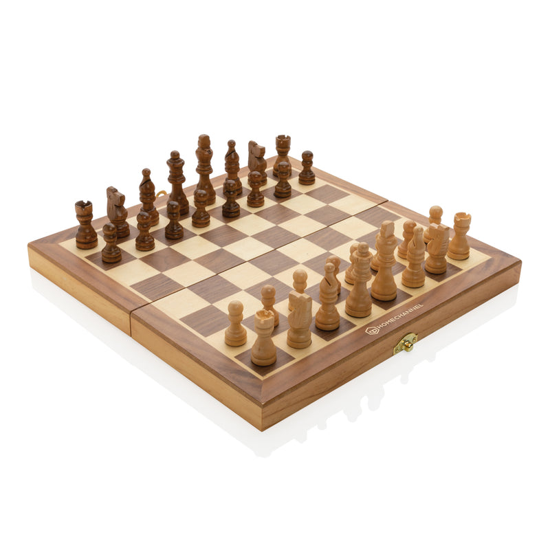 Load image into Gallery viewer, Luxury wooden foldable chess set - Custom Wood Designs

