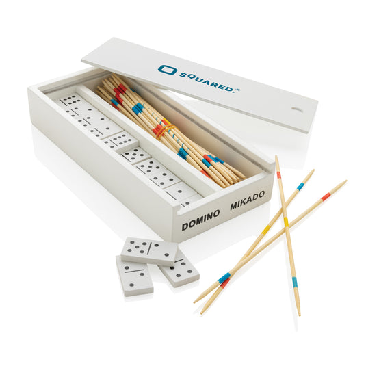 Deluxe mikado/domino in wooden box - Custom Wood Designs