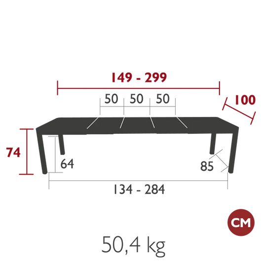 Ribambelle  Table XL - Custom Wood Designs Ribambelle  Table XL made from [material] – Ideal for [use_case] | Custom Wood Designs