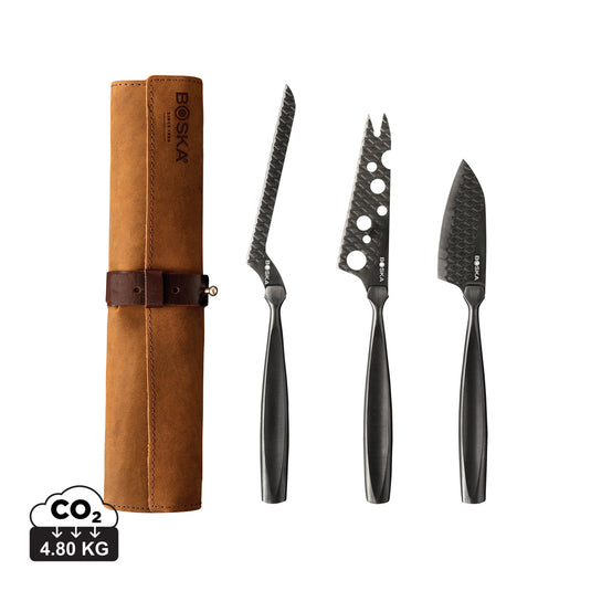 Cheese Knife Set Monaco+ Black - Custom Wood Designs