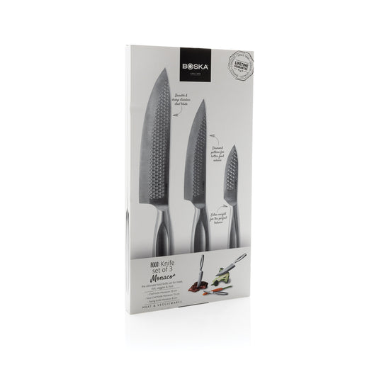 Kitchen Knives Monaco+, set of 3 - Custom Wood Designs