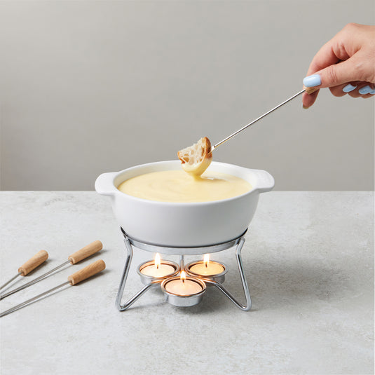 Cheese Fondue Set Party - 750 ml - Custom Wood Designs Cheese Fondue Set Party - 750 ml