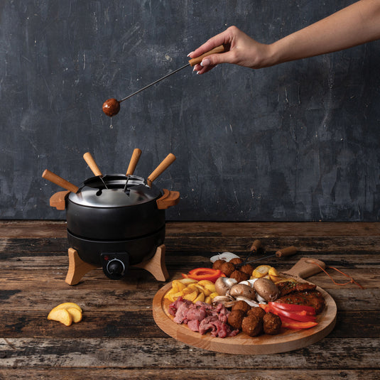Electric Party Fondue Set - 2.3L (EU Type F) - Custom Wood Designs Electric Party Fondue Set - 2.3L (EU Type F)
