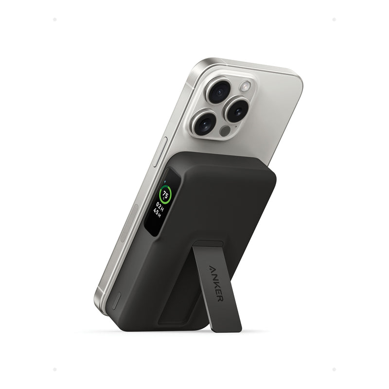 Load image into Gallery viewer, Anker MagGo QI2 magnetic powerbank 10.000 mah - Custom Wood Designs Anker MagGo QI2 magnetic powerbank 10.000 mah
