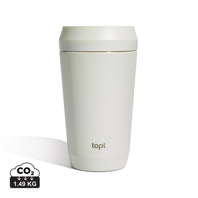 Top Recycled Steel To Go Tumbler Patented 360 Lid 354ml - Custom Wood Designs