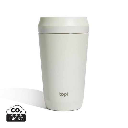 Top Recycled Steel To Go Tumbler Patented 360 Lid 354ml - Custom Wood Designs