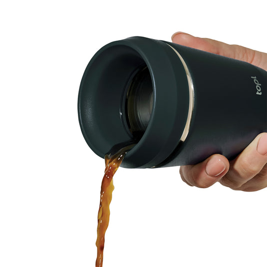 Top Recycled Steel To Go Tumbler Patented 360 Lid 235ml - Custom Wood Designs