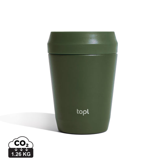 Top Recycled Steel To Go Tumbler Patented 360 Lid 235ml - Custom Wood Designs