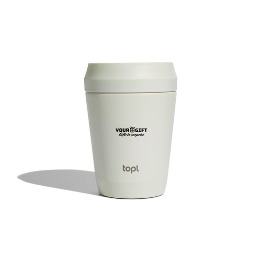 Top Recycled Steel To Go Tumbler Patented 360 Lid 235ml - Custom Wood Designs