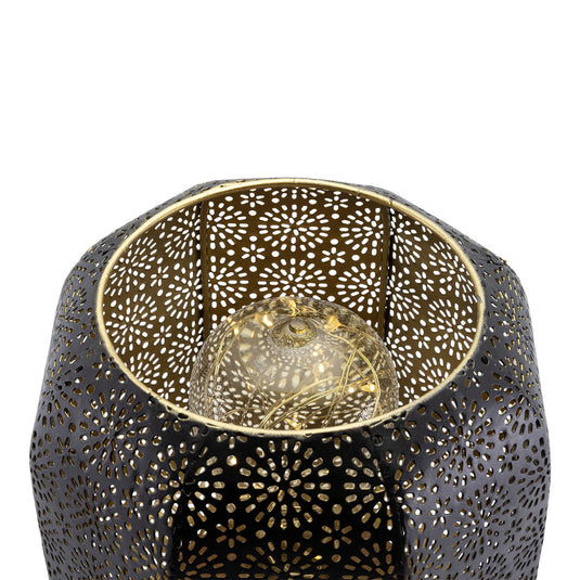 Securit® MARRAKESH Table Lamp - Black/Gold (Pack of 6) - Custom Wood Designs