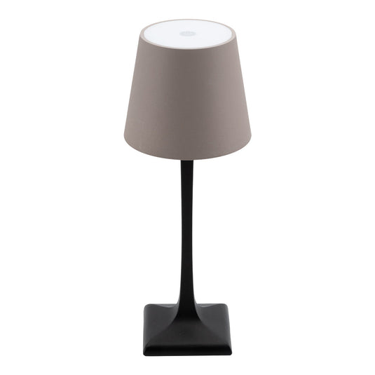 Securit® MILANO Table Lamp - Black/Taupe (Pack of 6) - Custom Wood Designs