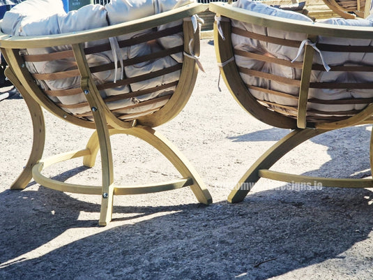 Siena Lounge Set with Tavolino Table - Custom Wood Designs Siena Lounge Set with Tavolino Table made from [material] –  [use_case] | Custom Wood Designs