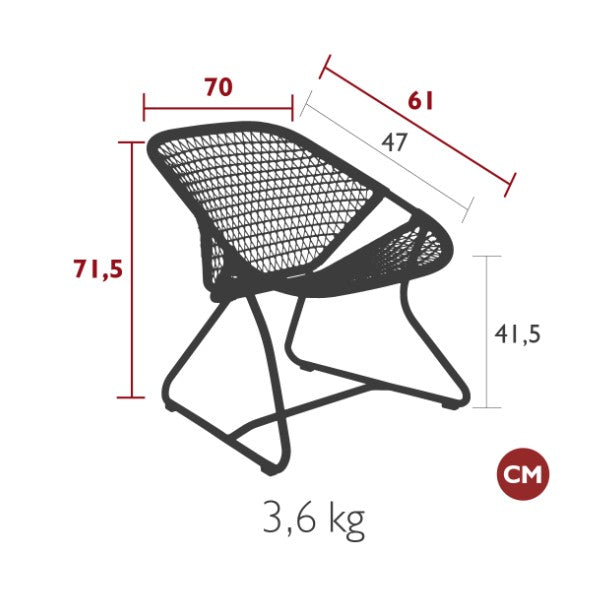 Load image into Gallery viewer, Sixties Low Armchair - Custom Wood Designs
