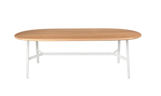 SO'O Oval oak table 220 x 95 - Custom Wood Designs