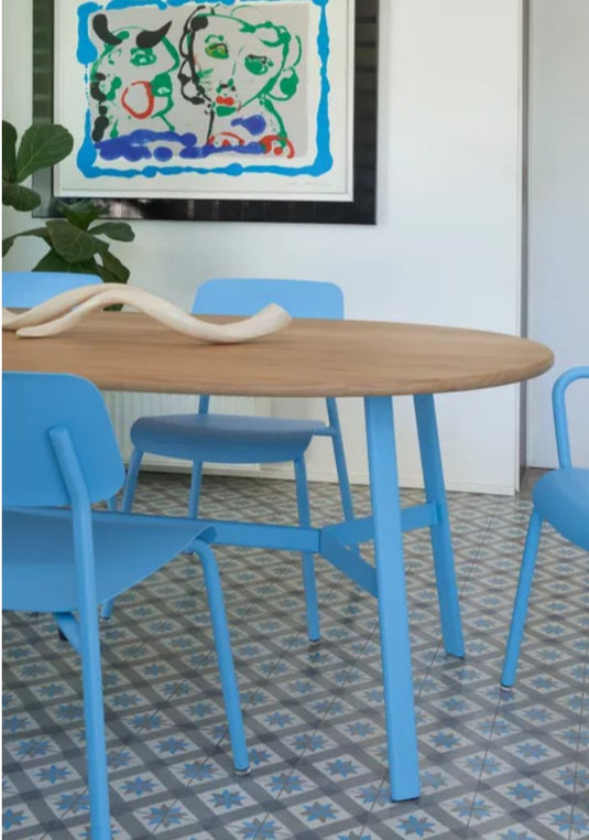 SO'O Oval oak table 220 x 95 - Custom Wood Designs