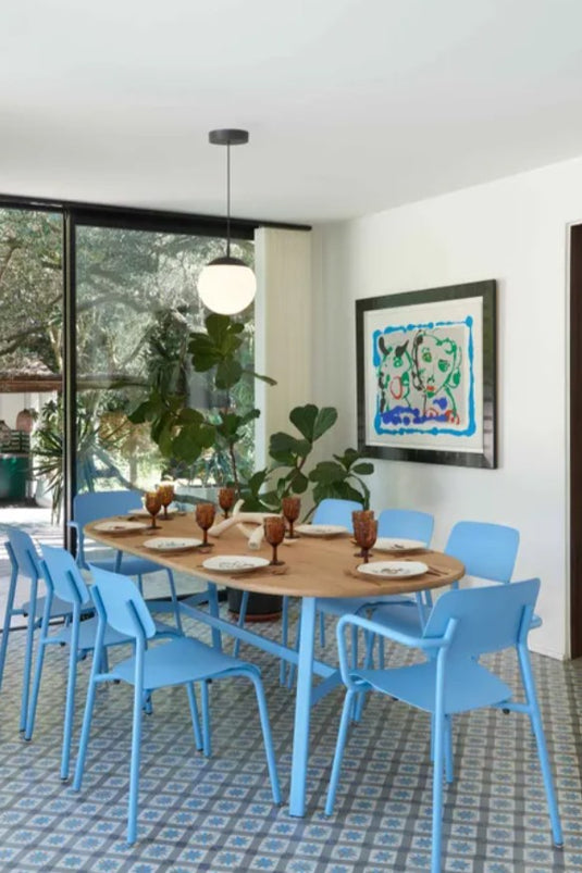 SO'O Oval oak table 220 x 95 - Custom Wood Designs