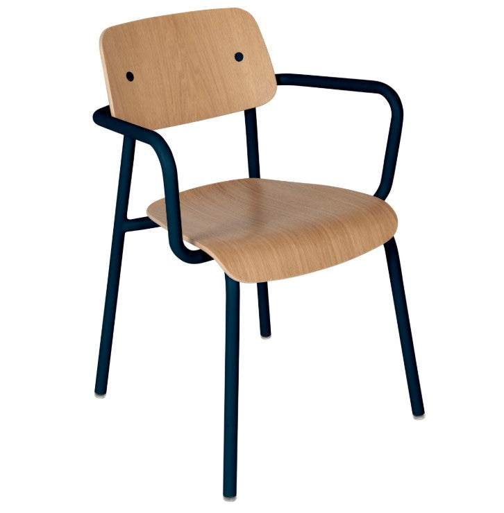 Load image into Gallery viewer, Studie Armchair - Custom Wood Designs
