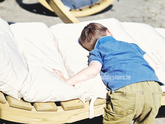 Swing Lounger & Stand Set - Custom Wood Designs Swing Lounger & Stand Set made from [material] –  [use_case] | Custom Wood Designs