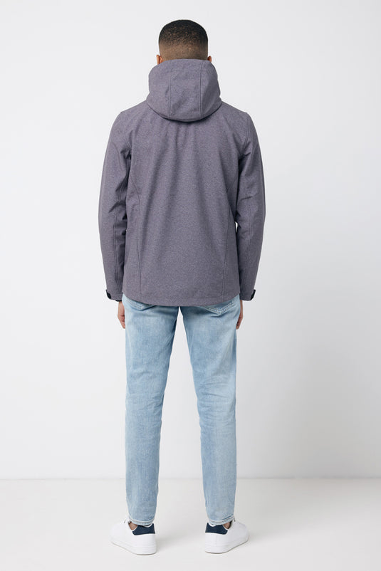 Makal men recycled polyester soft shell jacket - Custom Wood Designs