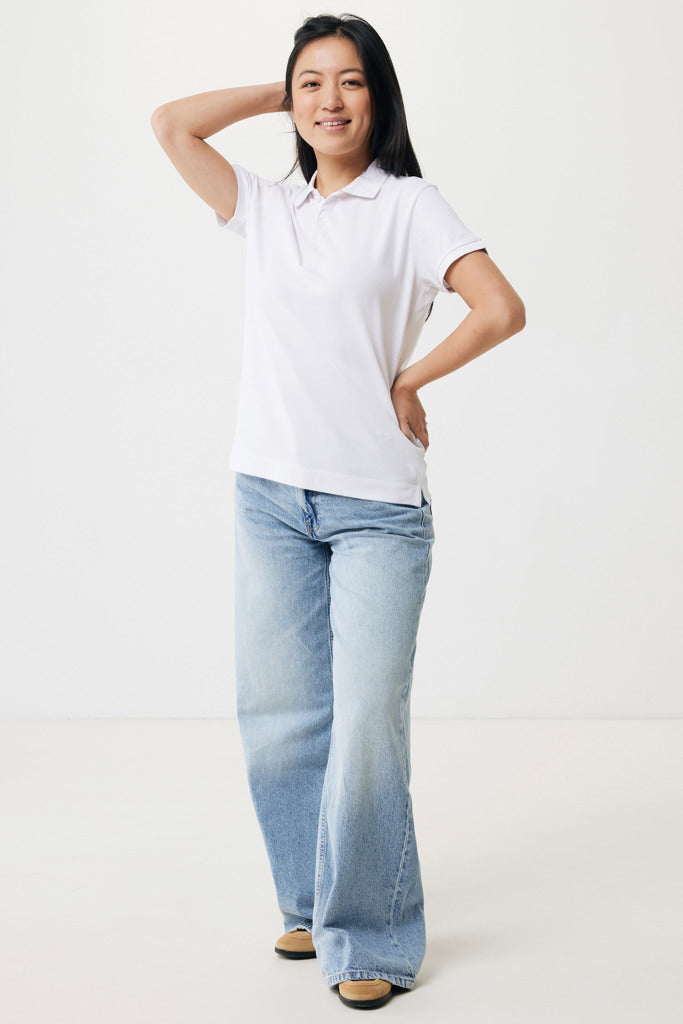 Load image into Gallery viewer, Yosemit women recycled cotton pique polo - Custom Wood Designs
