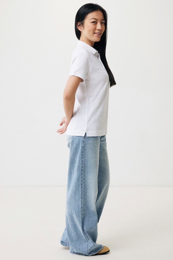 Load image into Gallery viewer, Yosemit women recycled cotton pique polo - Custom Wood Designs
