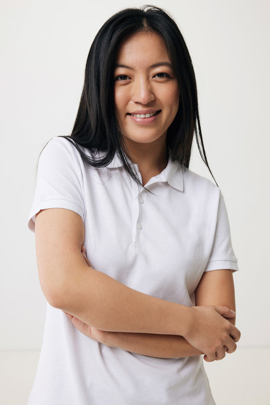 Yosemit women recycled cotton pique polo - Custom Wood Designs