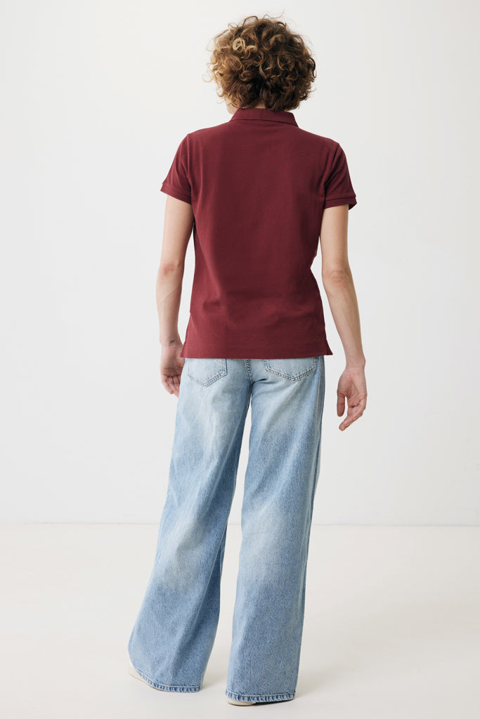 Load image into Gallery viewer, Yosemit women recycled cotton pique polo - Custom Wood Designs
