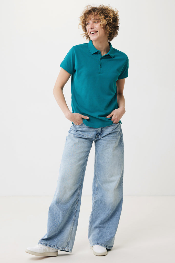 Load image into Gallery viewer, Yosemit women recycled cotton pique polo - Custom Wood Designs
