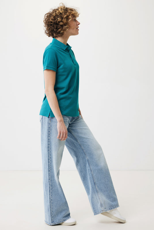 Yosemit women recycled cotton pique polo - Custom Wood Designs