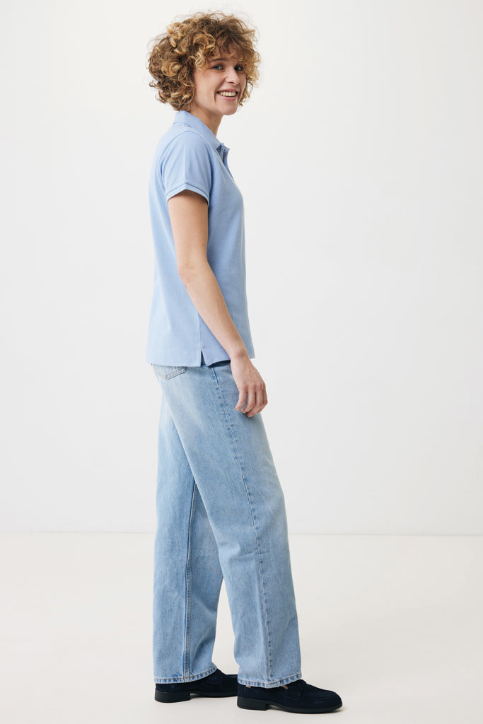 Load image into Gallery viewer, Yosemit women recycled cotton pique polo - Custom Wood Designs
