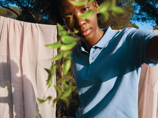 Yosemit women recycled cotton pique polo - Custom Wood Designs