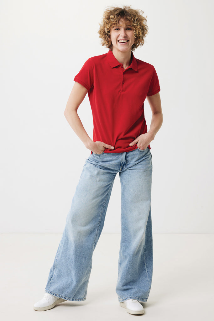 Load image into Gallery viewer, Yosemit women recycled cotton pique polo - Custom Wood Designs
