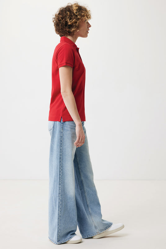Yosemit women recycled cotton pique polo - Custom Wood Designs
