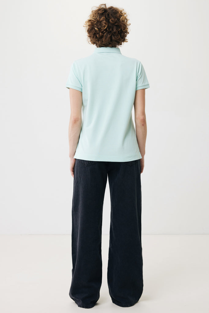 Load image into Gallery viewer, Yosemit women recycled cotton pique polo - Custom Wood Designs
