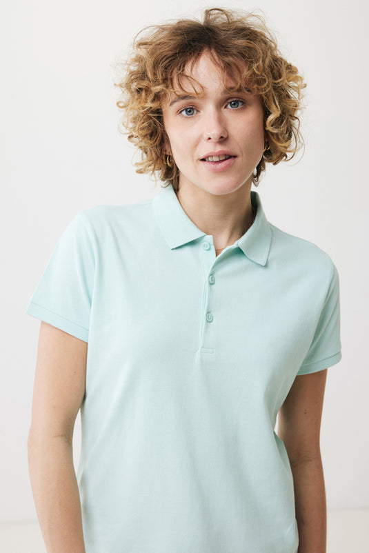Yosemit women recycled cotton pique polo - Custom Wood Designs