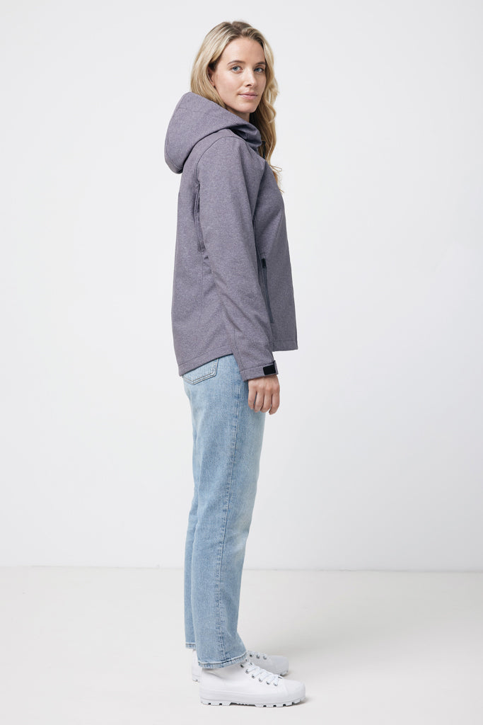 Load image into Gallery viewer, IMakal women recycled polyester soft shell jacket - Custom Wood Designs
