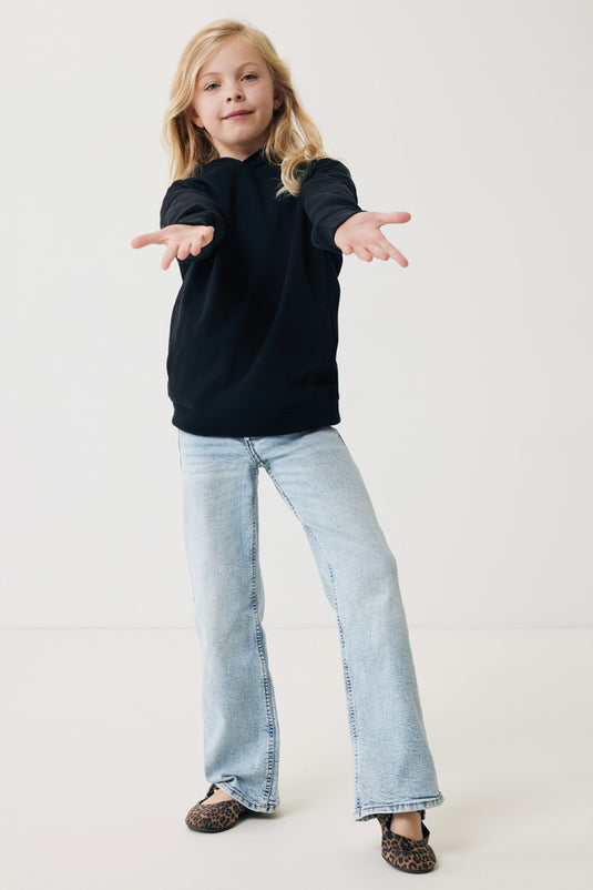Kids recycled cotton hoodie with sidepockets - Custom Wood Designs