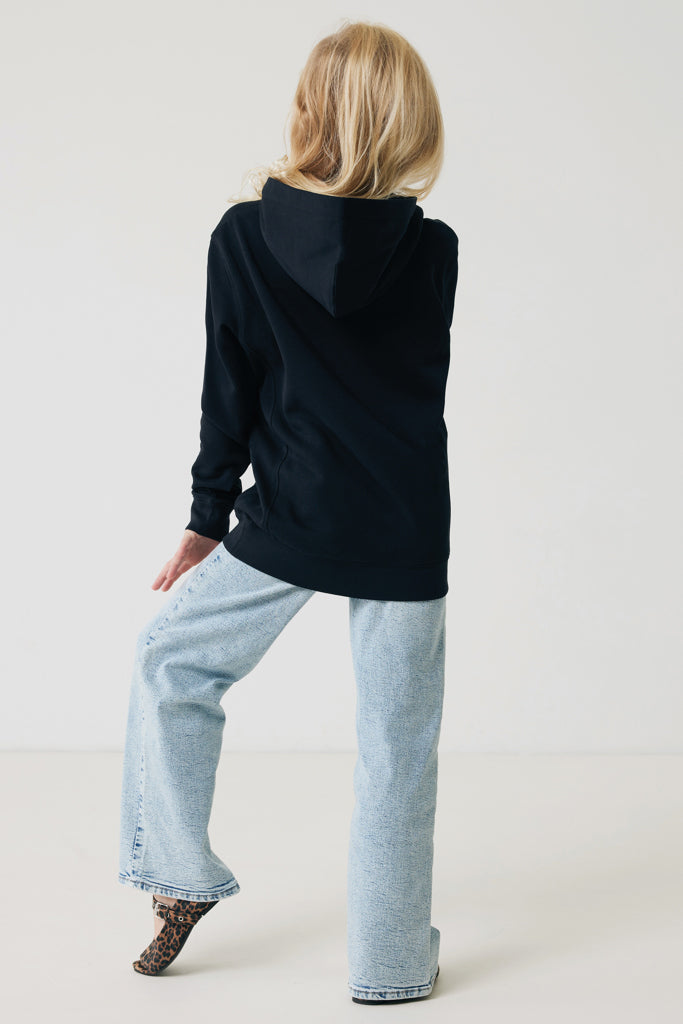 Load image into Gallery viewer, Kids recycled cotton hoodie with sidepockets - Custom Wood Designs
