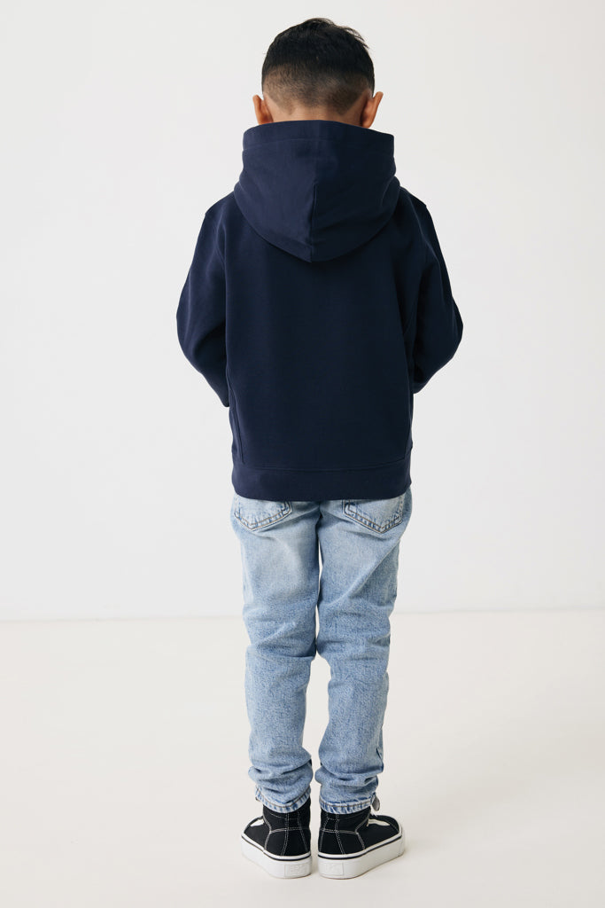 Load image into Gallery viewer, Kids recycled cotton hoodie with sidepockets - Custom Wood Designs
