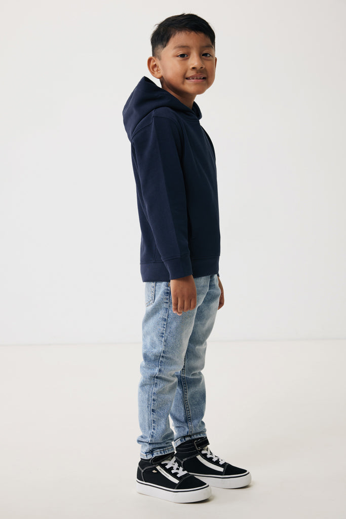 Load image into Gallery viewer, Kids recycled cotton hoodie with sidepockets - Custom Wood Designs
