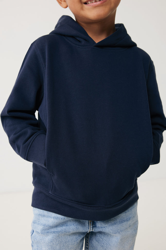 Load image into Gallery viewer, Kids recycled cotton hoodie with sidepockets - Custom Wood Designs
