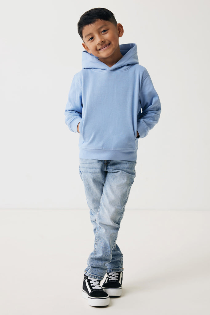 Load image into Gallery viewer, Kids recycled cotton hoodie with sidepockets - Custom Wood Designs
