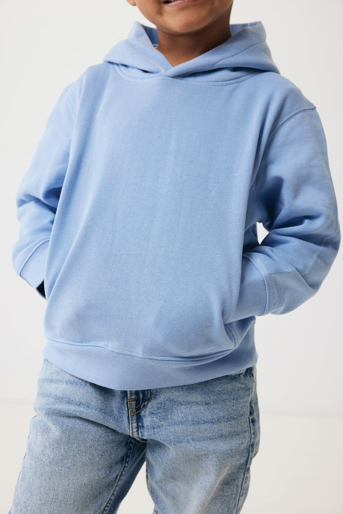 Load image into Gallery viewer, Kids recycled cotton hoodie with sidepockets - Custom Wood Designs
