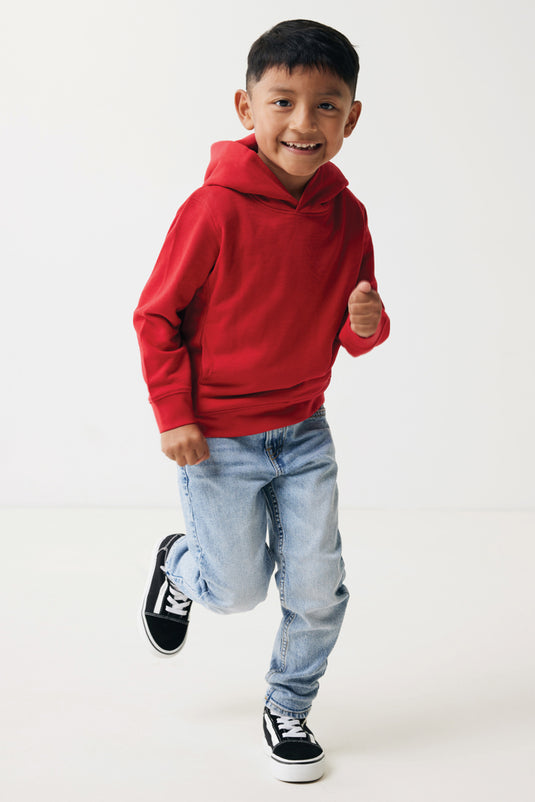 Kids recycled cotton hoodie with sidepockets - Custom Wood Designs