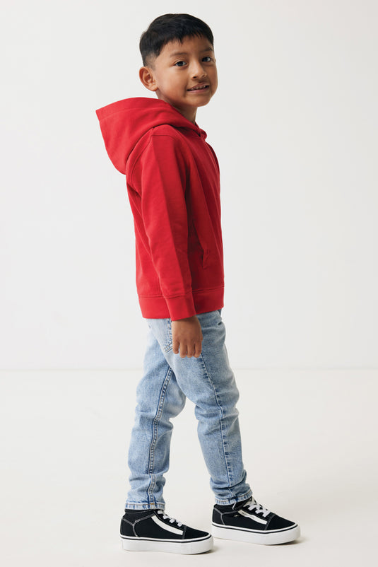 Kids recycled cotton hoodie with sidepockets - Custom Wood Designs