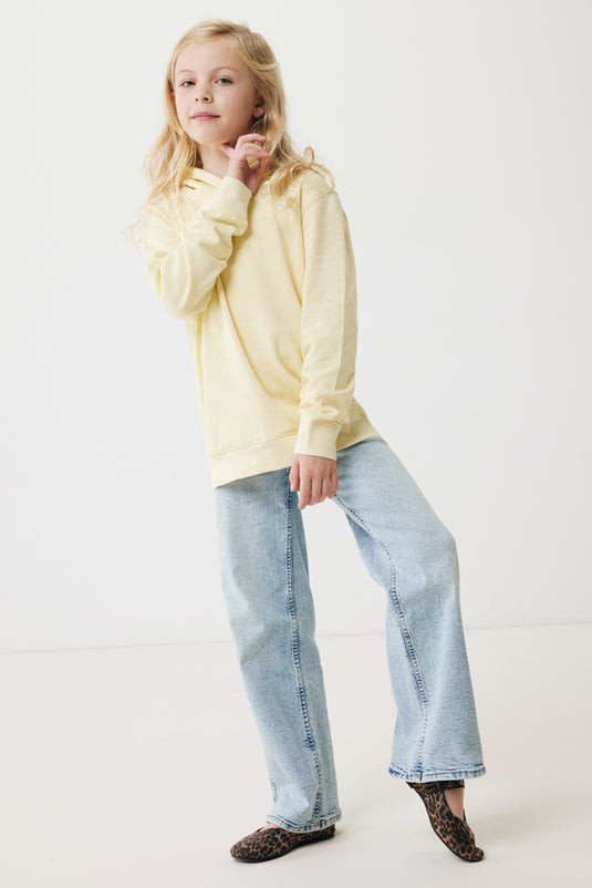 Kids recycled cotton hoodie with sidepockets - Custom Wood Designs