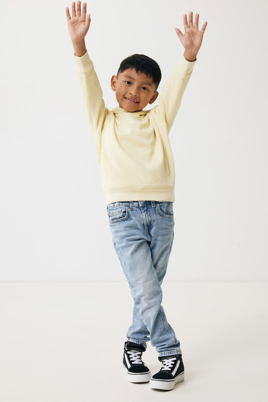 Kids recycled cotton hoodie with sidepockets - Custom Wood Designs